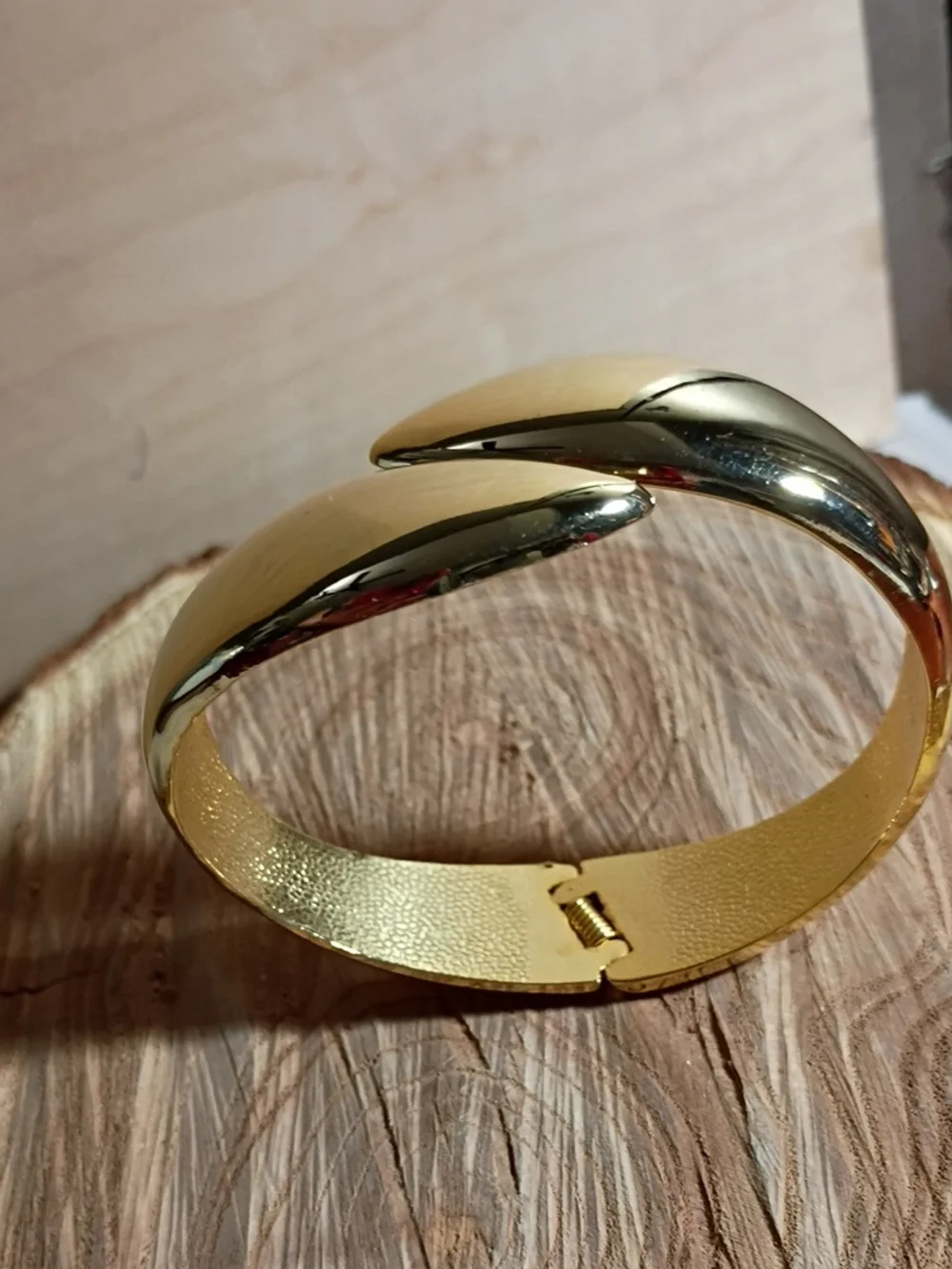 Gold-Tone Sculptural Cuff Bracelet - Women Jewelry